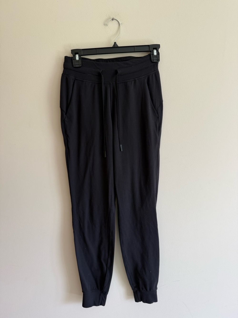 lululemon athletica Black Jogger Leggings with Drawstring Waist